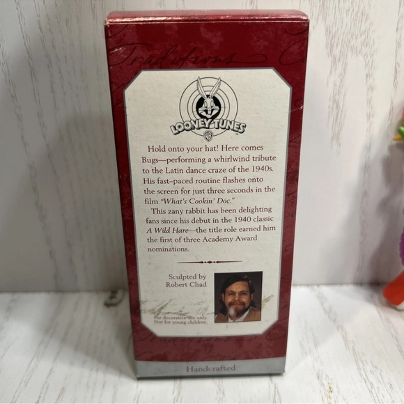 1997 Hallmark Keepsake Ornament Bugs Bunny Fruit Hat Looney Tunes Cartoon Vtg - Picture 4 of 13